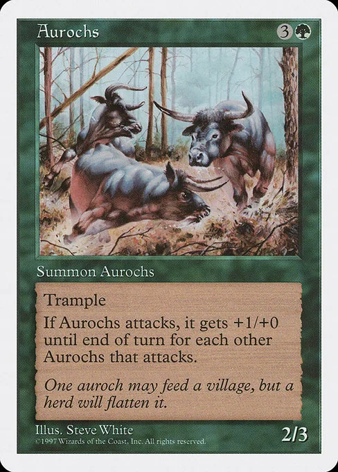 Aurochs · Fifth Edition 279/460