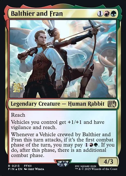 Balthier and Fran · Final Fantasy Promos 213s/94