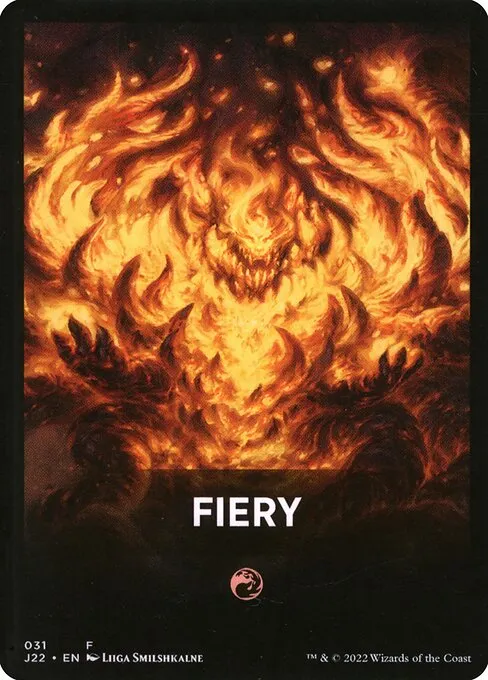Fiery · Jumpstart 2022 Front Cards 31/46