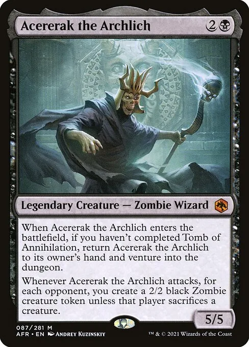 Acererak the Archlich · Adventures in the Forgotten Realms 87/424