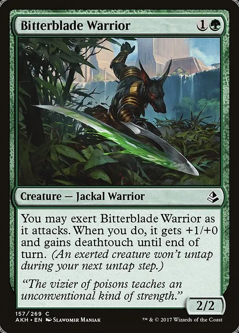Bitterblade Warrior · Amonkhet 157/287