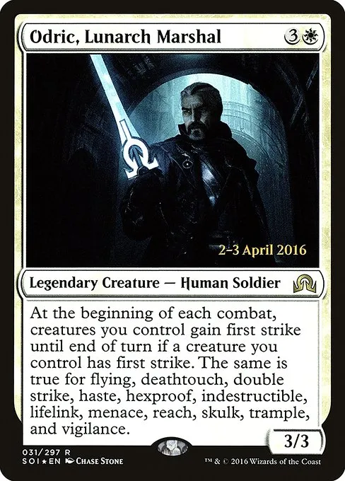 Odric, Lunarch Marshal · Shadows over Innistrad Promos 31s/90