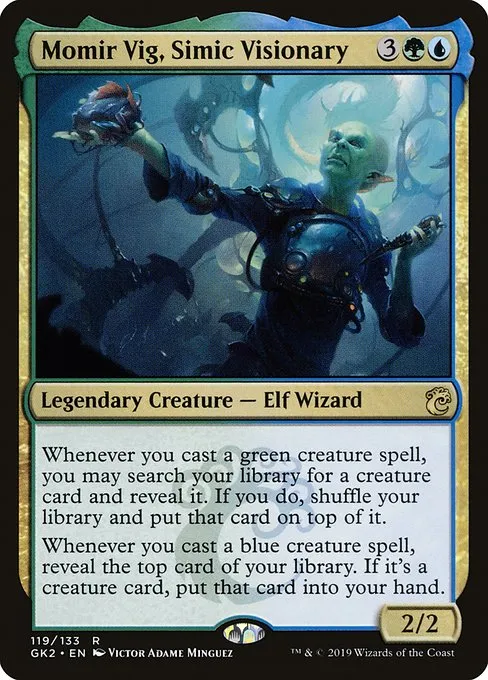 Momir Vig, Simic Visionary · RNA Guild Kit 119/133