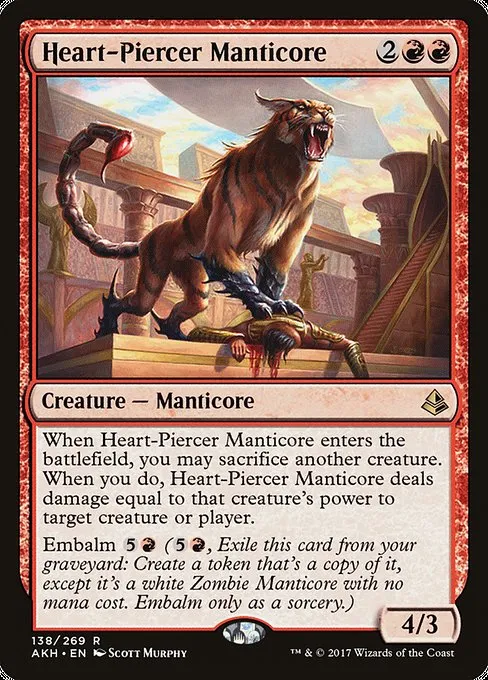 Heart-Piercer Manticore · Amonkhet 138/287
