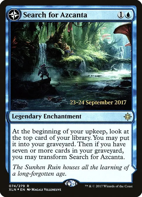 Search for Azcanta // Azcanta, the Sunken Ruin · Ixalan Promos 74s/120
