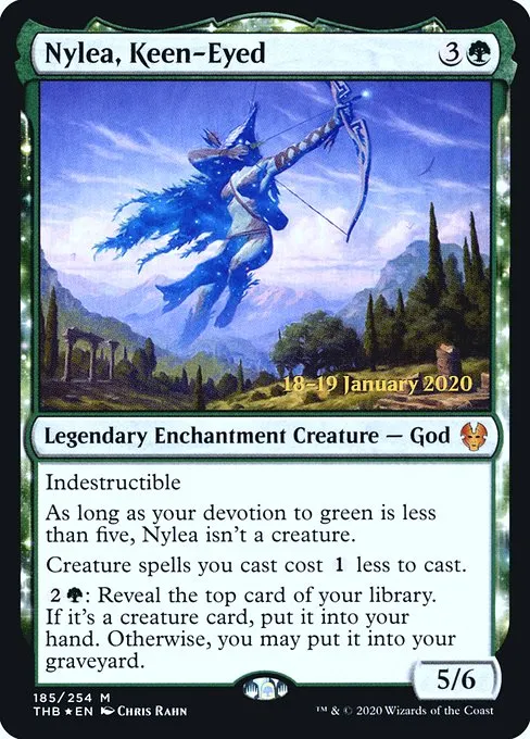 Nylea, Keen-Eyed · Theros Beyond Death Promos 185s/137