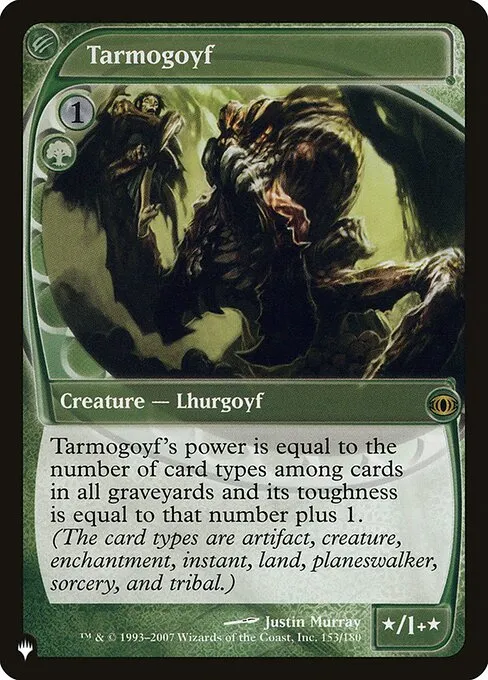 Tarmogoyf · The List FUT-153/5050