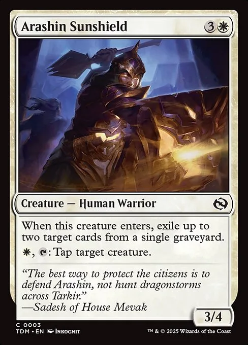 Arashin Sunshield · Tarkir: Dragonstorm 3/427