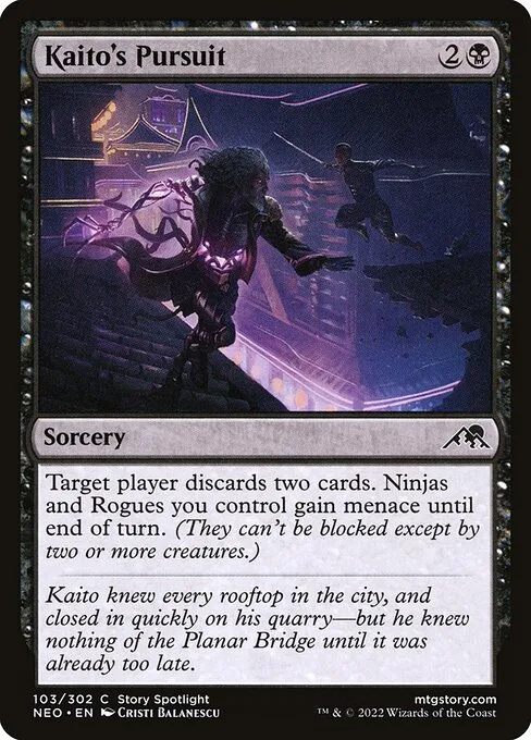 Kaito's Pursuit · Kamigawa: Neon Dynasty 103/531
