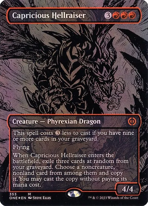 Capricious Hellraiser · Phyrexia: All Will Be One 353/479