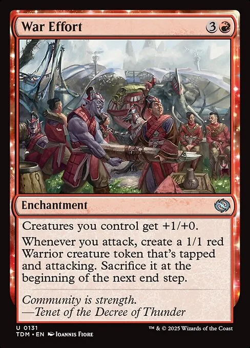 War Effort · Tarkir: Dragonstorm 131/427