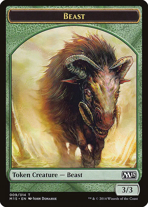 Beast · Magic 2015 Tokens 9/14