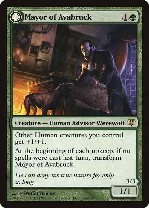 Mayor of Avabruck // Howlpack Alpha · Innistrad 193/264