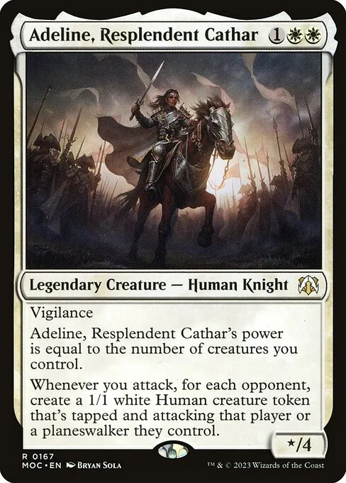 Adeline, Resplendent Cathar · March of the Machine Commander 167/450