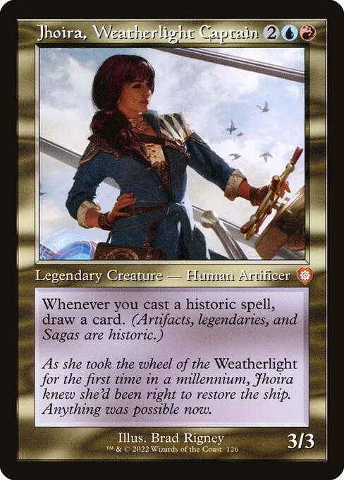 Jhoira, Weatherlight Captain · The Brothers' War Commander 126/209
