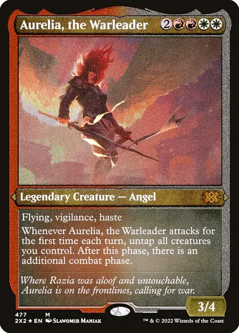 Aurelia, the Warleader · Double Masters 2022 477/579