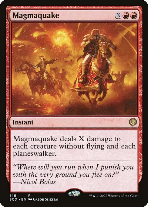 Magmaquake · Starter Commander Decks 149/352