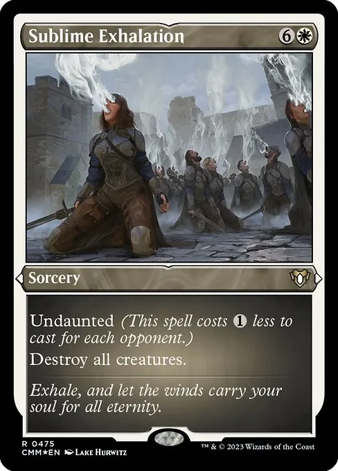 Sublime Exhalation · Commander Masters 475/1067