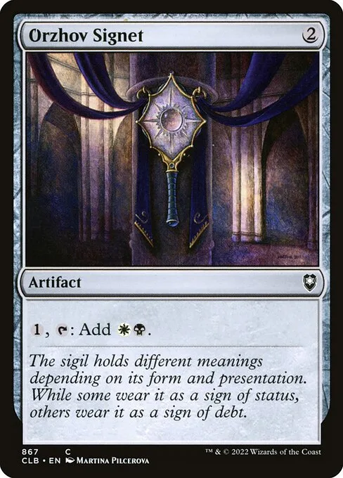 Orzhov Signet · Commander Legends: Battle for Baldur's Gate 867/936