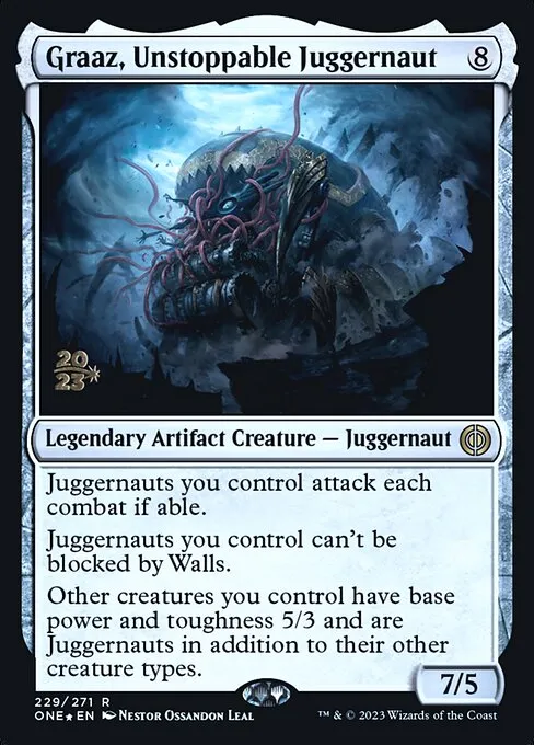 Graaz, Unstoppable Juggernaut · Phyrexia: All Will Be One Promos 229s/160
