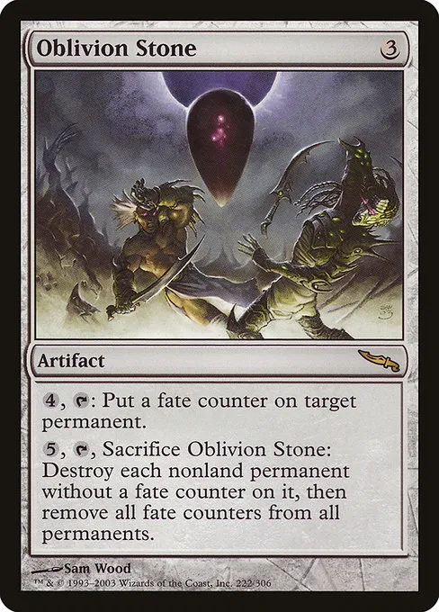 Oblivion Stone · Mirrodin 222/306
