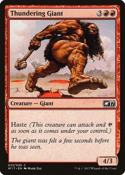 Thundering Giant · Welcome Deck 2017 23/30