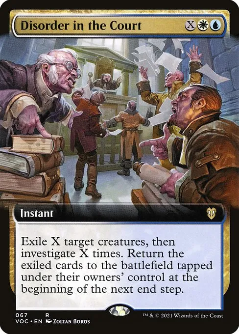 Disorder in the Court · Crimson Vow Commander 67/188
