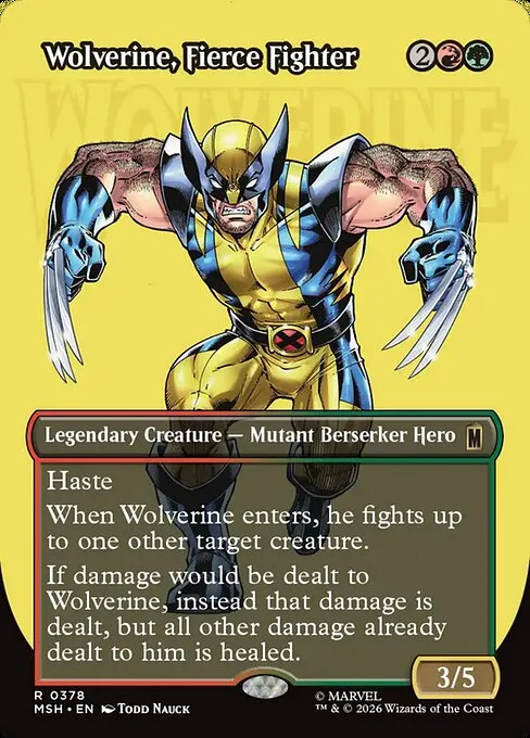 Wolverine, Fierce Fighter · Marvel Super Heroes 378/24