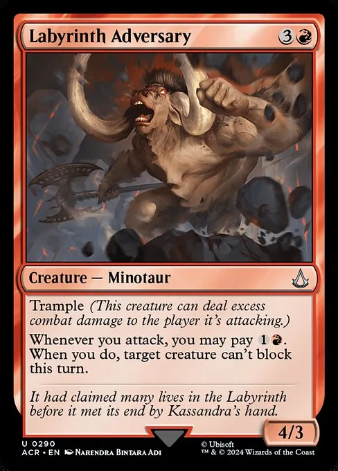 Labyrinth Adversary · Assassin's Creed 290/309