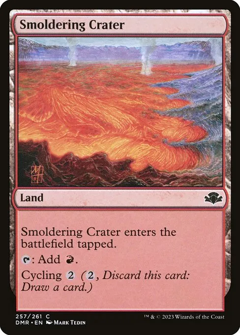Smoldering Crater · Dominaria Remastered 257/457