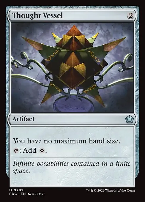 Thought Vessel · Foundations Commander 292/3