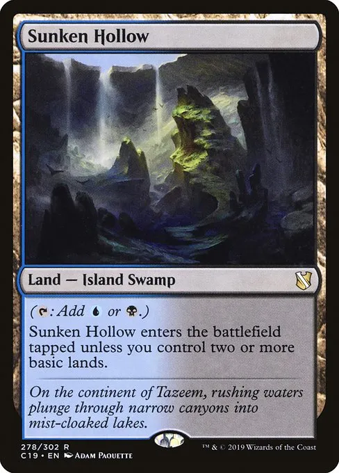 Sunken Hollow · Commander 2019 278/302