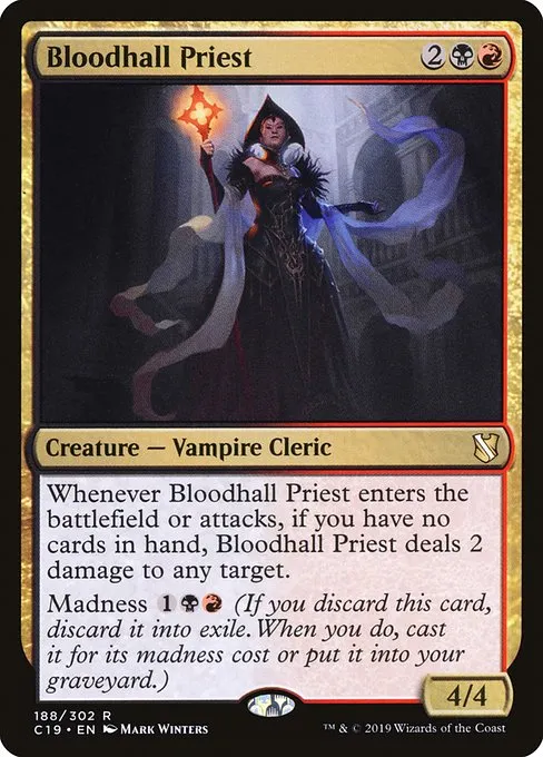 Bloodhall Priest · Commander 2019 188/302