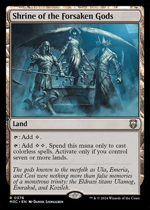 Shrine of the Forsaken Gods · Modern Horizons 3 Commander 376/398