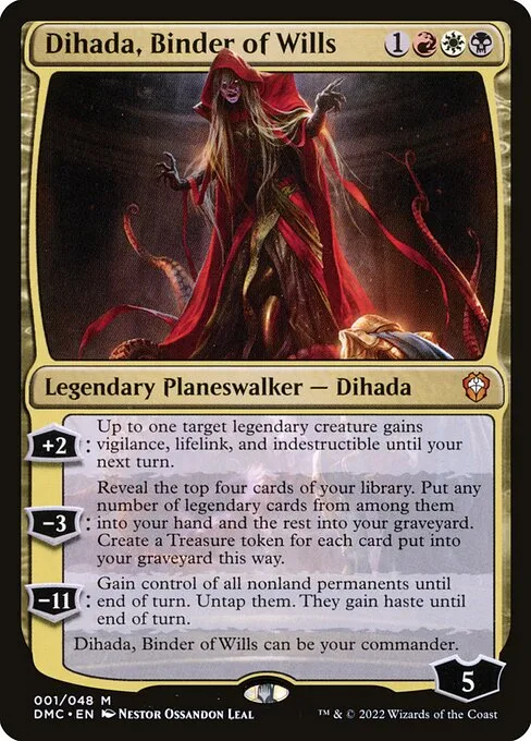 Dihada, Binder of Wills · Dominaria United Commander 1/240