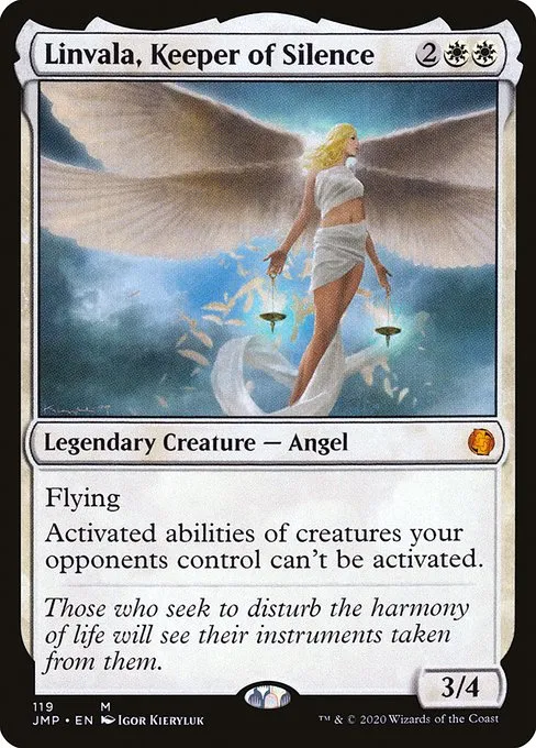 Linvala, Keeper of Silence · Jumpstart 119/497
