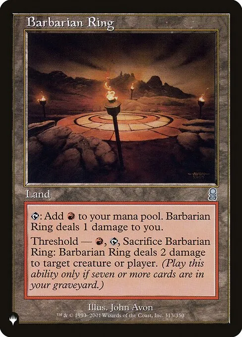 Barbarian Ring · The List ODY-313/5050