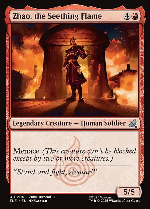 Zhao, the Seething Flame · Avatar: The Last Airbender Eternal 286/317