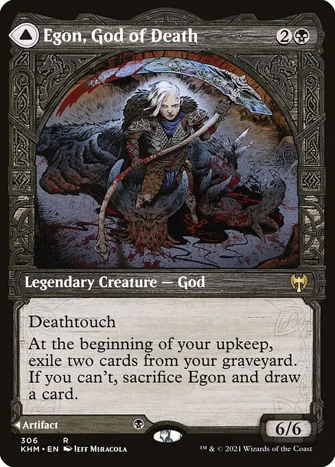 Egon, God of Death // Throne of Death · Kaldheim 306/425