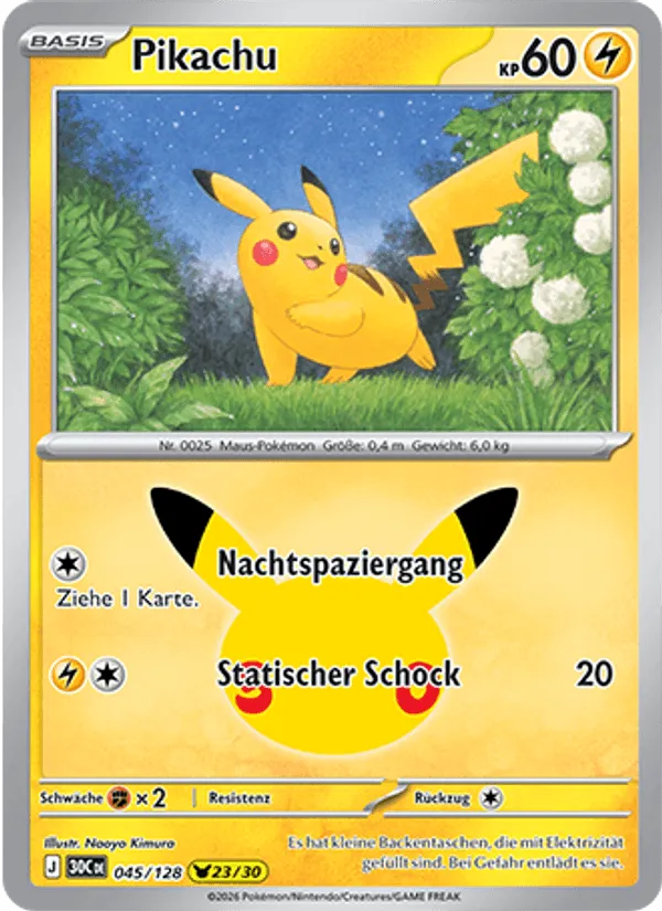 Pikachu · 30 Jahre 045/128