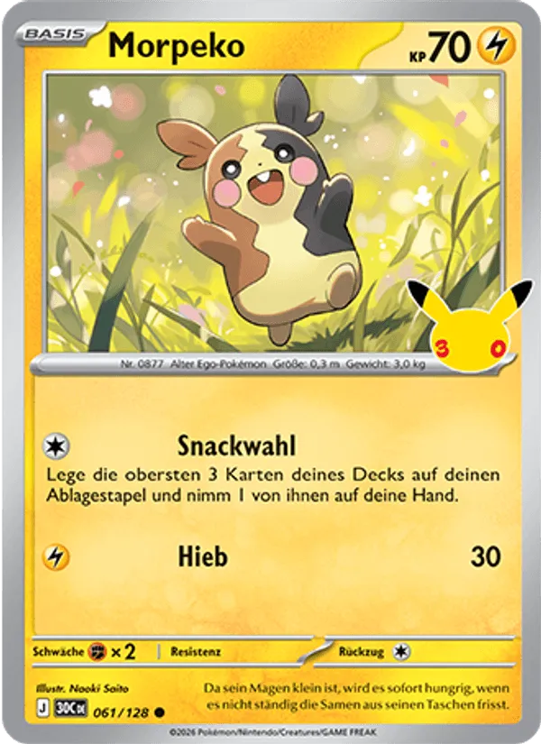 Morpeko · 30 Jahre 061/128
