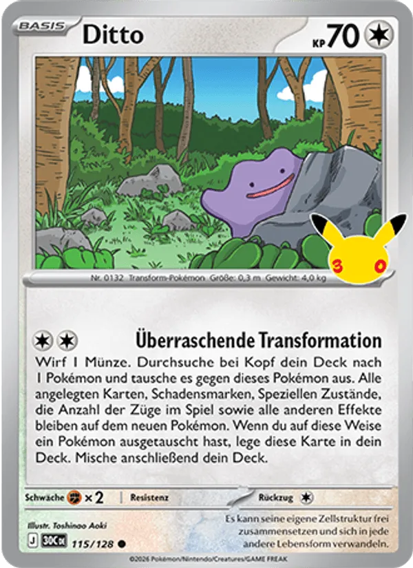 Ditto · 30 Jahre 115/128