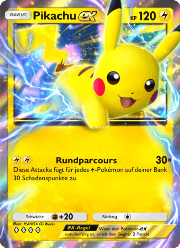 Pikachu-ex · Unschlagbare Gene 096/226