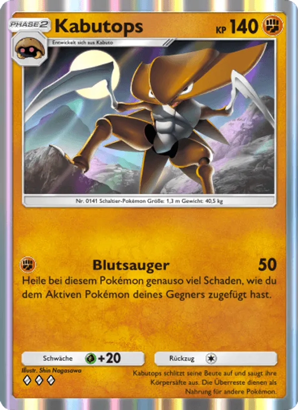 Kabutops · Unschlagbare Gene 159/226