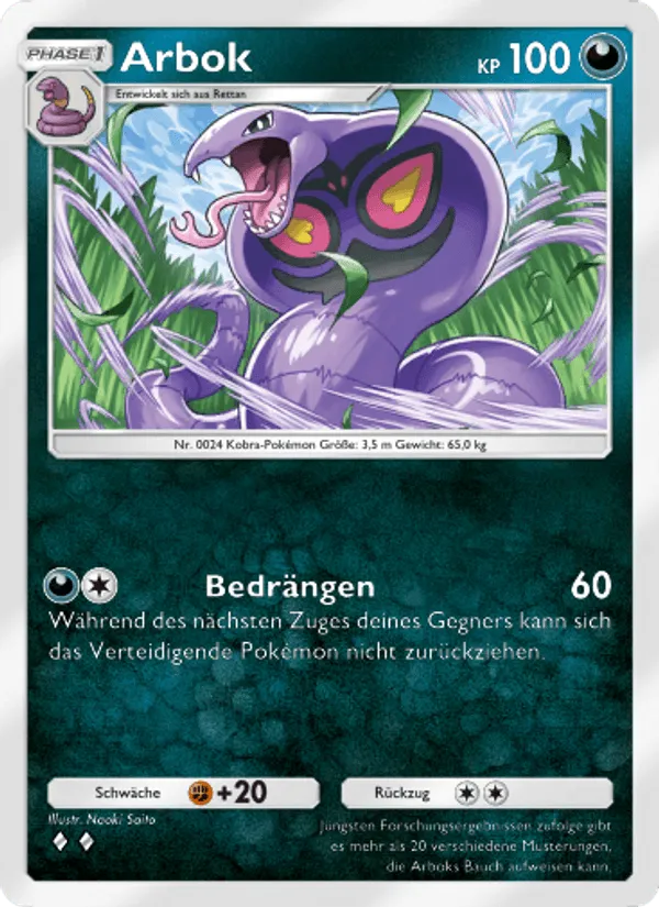 Arbok · Unschlagbare Gene 165/226