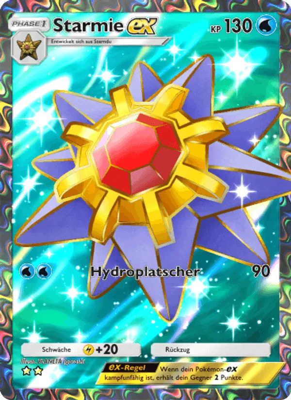 Starmie-ex · Unschlagbare Gene 257/226