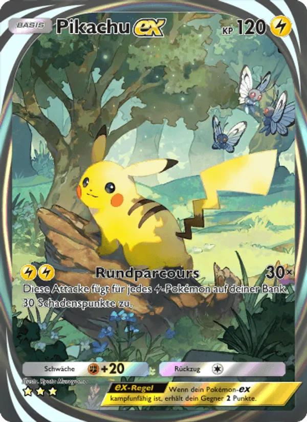 Pikachu-ex · Unschlagbare Gene 281/226