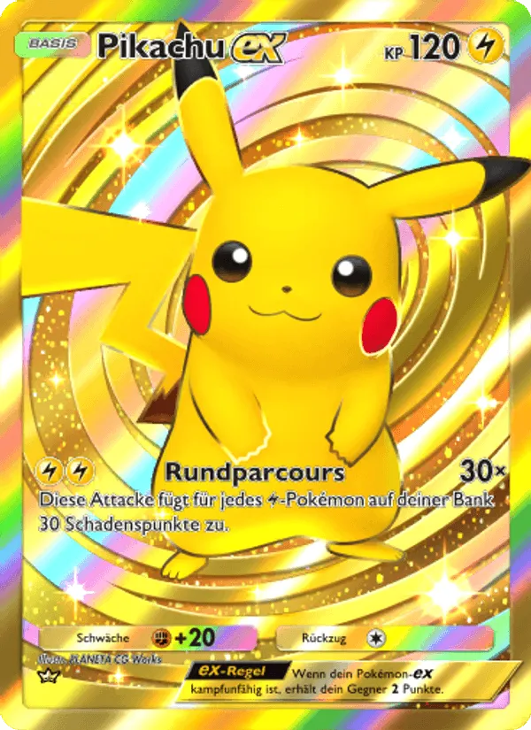 Pikachu-ex · Unschlagbare Gene 285/226