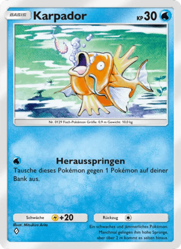 Karpador · Mysteriöse Insel 017/68
