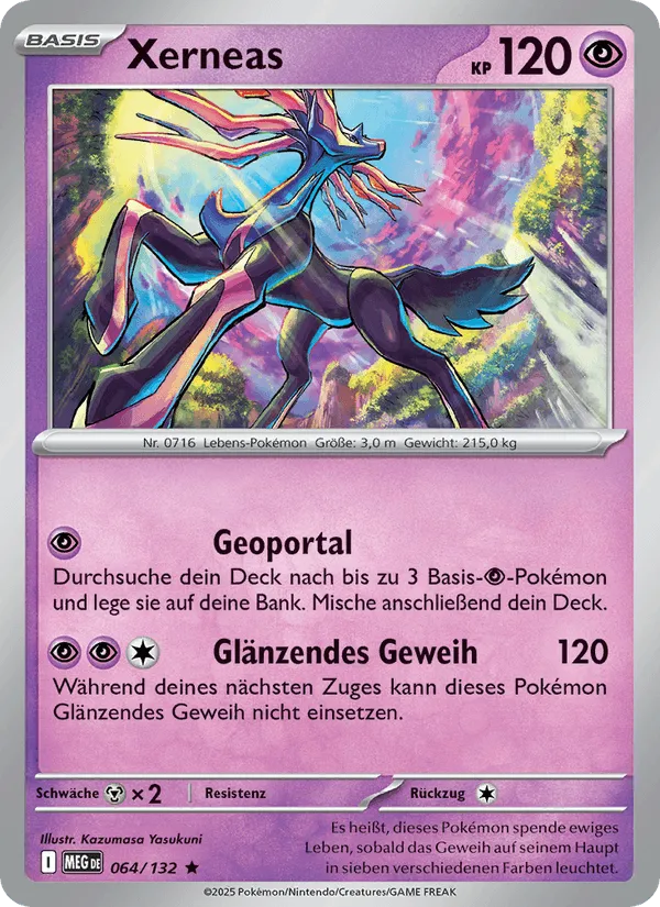Xerneas · Mega-Entwicklung 064/132